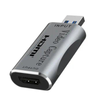 Vexom HD Mini 1080p 4k Portable Live Recording USB HDMI-compatible Video Capture Card For