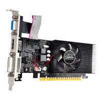 JINGSHA GT730 Graphics Card 4GB/GDDR3/128bit Memory 700MHz Core Frequency Compatible with VGA+DVI+HDMI Ports for Office Game