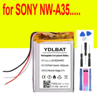 LIS1623HNPC 3.7V 1500mAh Battery For Sony Walkman NW-A35 NW-A45 NW-A46 NW-A47 NW-A55 NW-A56 NW-A57 NW-A105 NW-A106 NW-A107 MP4