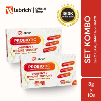 [ LABRICH PROBIOTIC ] Set Kombo| 2 Kotak | PROBIOTIC HIGH VITAMIN C WITH BLOOD ORANGE AND MIX BERRIE