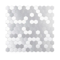 1Pcs Mosaic 3D Wall Tiles Peel and Stick Self Adhesive Waterproof Wall Decal Vinyl Kitchen Bathroom Tile Backsplash Home Decor