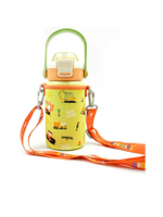 กระเป๋าใส่กระบอกน้ำ สำหรับ Ekokids & Ekoflask Mini ลาย Trucks สีเหลือง