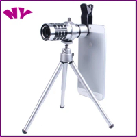 12X Zoom Telescope Telephoto Camera Lens Portable fit All Mobile Phones for Hunting Travel Bird Watching Concert