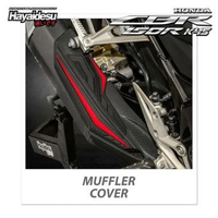 Hayaidesu New CBR 150R K45R 2021 Body Protector Muffler Knalpot Cover MERAH