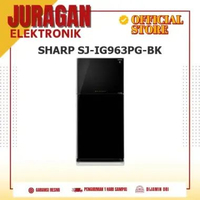 SHARP SJ-IG963PG BK Kulkas 2 Pintu 656 Liter Deep Freezing up to -24C Inverter ( Bukan R-VG70PGD7 GB