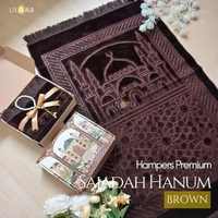 Lilsala Hampers Sajadah Hanum Embossed Bludru Premium Tebal | Kado Pernikahan & Hampers Islami Souve