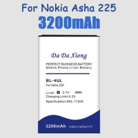 DaDaXiong New 3200mAh BL-4UL Battery for Nokia Asha 225 Asha225 Lumia 225 RM-1011 RM-1126 in Stock
