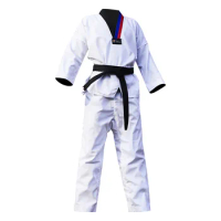 Taekwondo suit Men's and women's beginner training suit Performance suit Adult long sleeve short sleeve coach suit