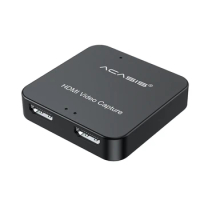 Acasis 4K Type C to HDMI-compatible Video Capture Card 1080p Game Capture Card Recorder Box Device for Live Streaming