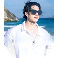 Kacamata Hitam Fashion Pria Wanita / Kacamata Style Gaya Korea Design Retro Mata Kucing/Kacamata Hit