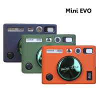 Silicone Case for Fujifilm Instax Mini EVO Dustproof Instant Camera Cover Tempered Glass Screen Protector Lens Cap for Mini EVO