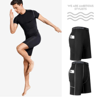 Men's Basketball Leggings Five-Point Shorts Quick-Drying Tights Outdoor Elastic Training Shorts Q3X8