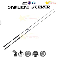 Starsfishing Joran Pancing G-TECH Samurai Jerker 601 Spinning Jigging Overhead Baitcasting Fuji Ring