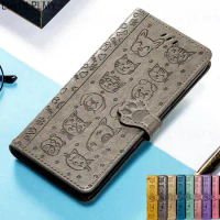 Leather Wallet Flip Case For Nokia G50 G60 X30 8.3 G42 5G C01 G11 C21 Plus C1 XR20 C3 C32 C12 XR21 X100 Cat And Dog Motif Cover