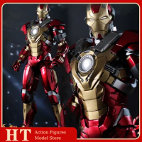 Hot Toys HT MMS212 1/6 Scale Iron Man 3 Heartbreaker Heartbreaker MK17 Male Warrior Full Set 12inch Action Figure Doll Gifts