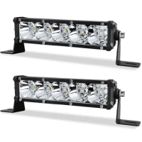2/4pcs 7 inch LED Light Bar Broad Spot Beam Offroad 4x4 LED Work Light Bar White Driving Fog Light For Car Truck ATV SUV 12V 24V