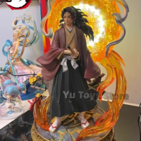 40cm Demon Slayer Anime Figure Kimetsu No Yaiba Gk Tsugikuni Yoriichi With Led Light Action Figure Collect Model Ornament Gifts