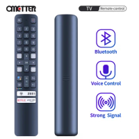 New RC901V FMR5 Voice Remote Control for TCL 65P615 65 Inch 4K Ultra HD Smart Android LED Television Netflix Prime Video