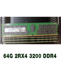 1 pcs For MT 64GB MTA36ASF8G72PZ-3G2E1TI Memory High Quality Fast Ship 64G 2RX4 PC4-3200A 3200 DDR4
