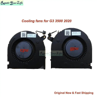 Laptop CPU Fan พัดลมระบายความร้อน CPU GPU สำหรับ G5 15 SE 5500 5505 2020 G3 3500 Pc01d VGA พัดลมระบา