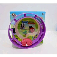 Mainan anak binatang kumbang kepik ladybug putar jalan track roda putar lucu murah harga satuan perp