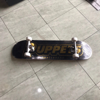 Skateboard Puppets Gold Foil