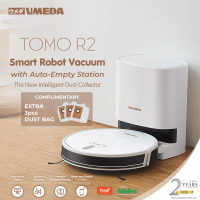Umeda Umeda Tomo R2 Robot Vacuum Cleaner Mop + Auto Empty Station (Sapu Pel)