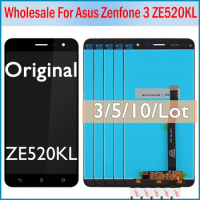 3/5/10Pcs 5.2" Original For ASUS Zenfone 3 ZE520KL Z017DA Z017DB Display Touch Screen Digitizer Assembly For ASUS ZE520KL Lcd