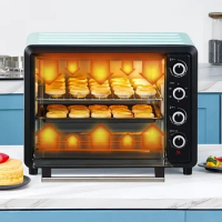 220V Multifunctional Electric Oven 60L Large Capacity Upper and Lower Independent Temperature Control Baking Oven Pizza Oven