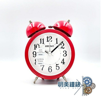 ◆明美鐘錶眼鏡◆SEIKO精工/QHK035R(紅色)/復古型鬧鐘造型/靜音/貪睡功能