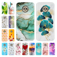 For Moto G6 Play Case TPU Soft Paint Animal Silicone Clear Cover for Motorola Moto G6 Play Plus G6Play Cases Protective Shell