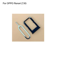 For OPPO Reno4 Z 5G Tested Good Sim Card Holder Tray Card Slot For OPPO Reno 4 Z 5G Sim Card Holder Replacement