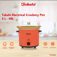 Takahi Electric Crockery Pot 3liter/Slow cooker