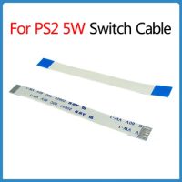 10Pcs For PS2 5W Switch Cable For Sony PlayStation2 PS2 50000 Host Power On/Off Ribbon Flex Cable Switch Repair Part Replacement