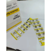 ORIGINAL BATERAI BATTERY JAM VINNIC LR44 / LR 44 / AG13 1.5V L1154F