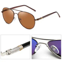 Men's Polarized Sunglasses Photochromic Fishing Eyewear Vintage Night Vision Driving Goggles Zonnenbrillen UV400 Sun Glasses