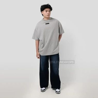 ESSENTIALS FOG CREWNECK TSHIRT DARK HEATHER S