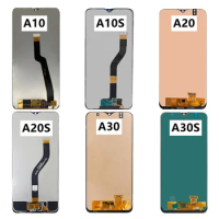 AAA LCD For Samsung Galaxy A20 A205 A305/A30 A40 A505 LCD Display Touch Screen Digitizer Panel Assembly Tools