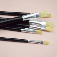 12pcs/Set,pig bristle brush oil painting brush gouache watercolor brush Kids DIY Drawing Art Tools Materials Art Supplies