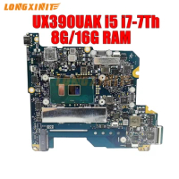 UX390U Laptop Motherboard For ASUS ZenBook 3 UX390 UX390UA UX390UAK. I7 I5 7th Gen 8G/16G-RAM