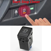 Auto start stop disable push button for Nissan XTRAIL T32 Qashqai J11 tiida off switch engine eliminator canceller accessories