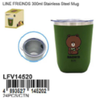Line Friends 300毫升不銹鋼杯 1pc