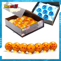 Dragon Ball Z 3.5cm 7 Stars Crystalballs Set Complete Set Resin Sphere Model Accessories Ornament Toy Kids Xmas Birthday Gift