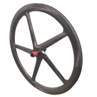 Ultra Light 700C Gravel Carbon Wheels 5 Spokes Tubeless 28mm Width Road Racing Toray T1000 11S 12S Centerlock Disc Brake