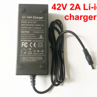 36V 2A DC Li-ion battery charger Output 42V 2A charger Used for 36V 10S 10AH 12AH 15AH 20AH Ebike lithium battery charging