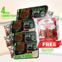 [SET JIMAT] 4PAX KAMBING PERAP (400g) FREE 1PAX AYAM SPICY (425g)