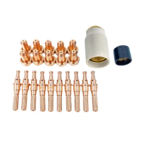 Plasma Cutter Torch Electrode and Nozzle Tips Replacement Combo 22X Ref 98215 98211 98213 98237 for SL60 SL100 WS PK22