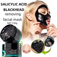 Salicylic Acid Blackhead Removal Facial Mask Cream Peel Mask Deep Cleansing Mask for Face Nose Blackhead Pores Acne Skin Care
