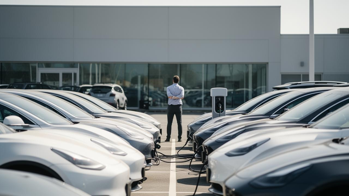 Photo: BigGo Finance U.S. EV Sales Plunge 30% in First Three Quarters as Europe's Market Share Surpasses 23%