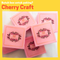 (PAKET 12PCS) Box Hijab Hampers 15x15x5 cm full cover dan cetak logo